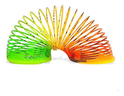 Resorte Magico Arcoiris Fluor Dinosaurios X1 Unidad 1