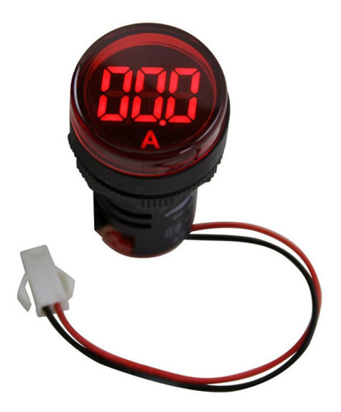 Amperímetro Diámetro 22mm 100a Vac Gralf Gf-22aac 0