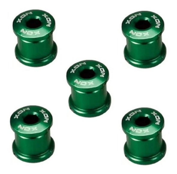 Tornillo P/ Palanca Bicicleta Xon Biplato Aluminio X 5 Verde 0