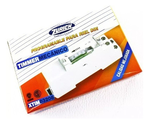 Timer Mecanico Riel Din Programabl Reloj Interruptor Zurich 1