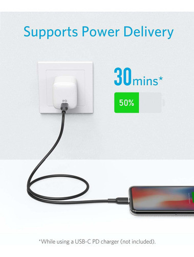 1 Cable Usb-c A Lightning Mfi 90cm Anker -4pjg 1