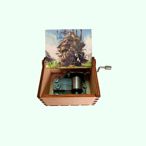 Caja Musical De Madera El Increíble Castillo Vagabundo 0