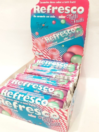Pastillas Refresco Tutti Fruti X24 Uni - Kiosco Full7x24 1