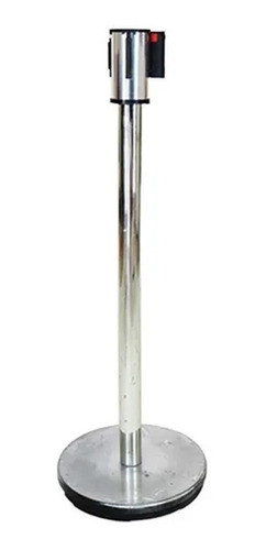 Pedestal Organizador Separador Fila Cromado Vermelho 1