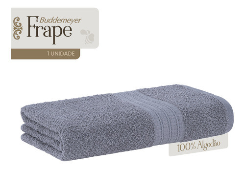 Toalha Buddemeyer Gigante 100% Algodão Frape Cinza 90/150 1