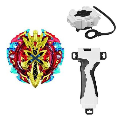 Kit 4 Beyblade Burst Metals C/ Lançador Promoção Lançamento 1