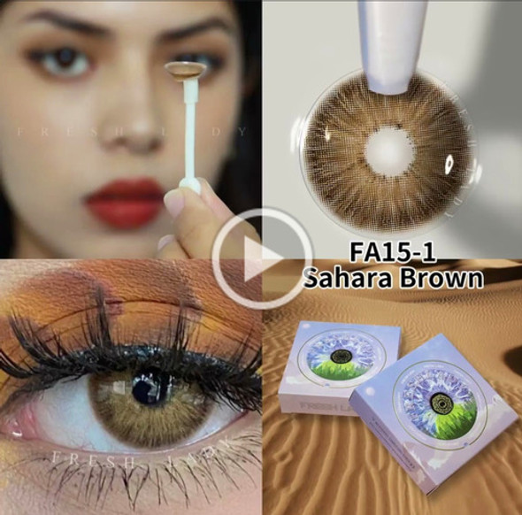 Freshlady - Sahara Brown Lentes De Contacto 1