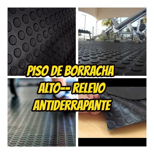 Lençol Piso  Moeda De Borracha Anti Ruido 3mm 1.00x1.00mts 1