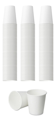Copo De Papel Biodegradavel 200ml Branco - Pacote Com 150und 0