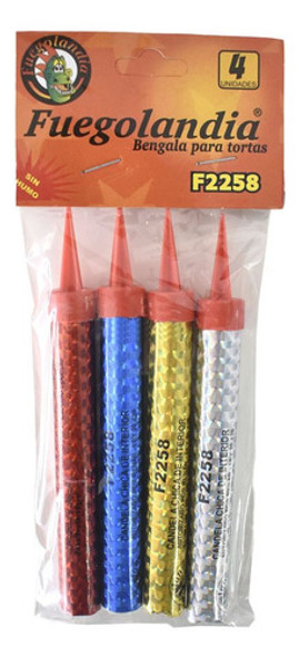 Velas Bengalas Cumpleaños Torta Chispas Holográficas X40 0