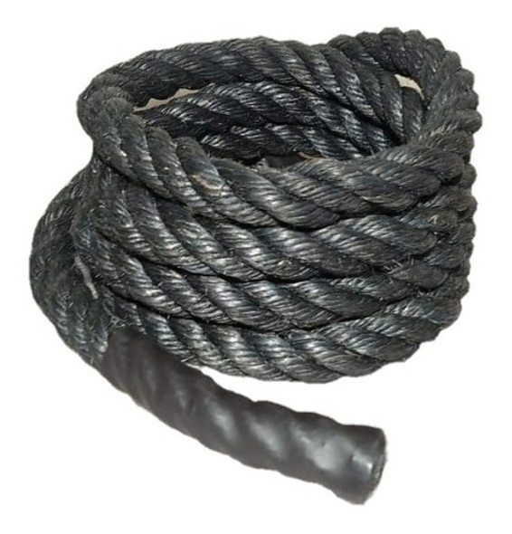Corda Naval Crossfit Sisal Natural 36mm X 4 Mt Escalada. 1
