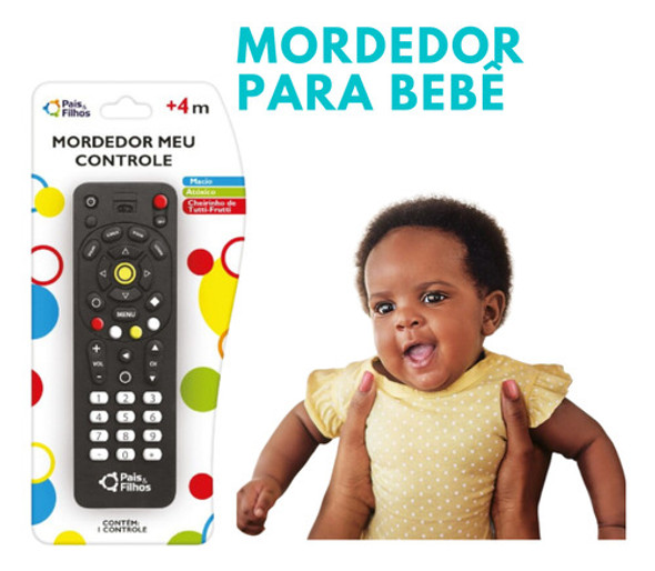 Mordedor Bebê Controle Macio Antiestress Dentes Massageador 1 Mordedor Bebê Controle Macio Antiestress Dentes Massageador 1