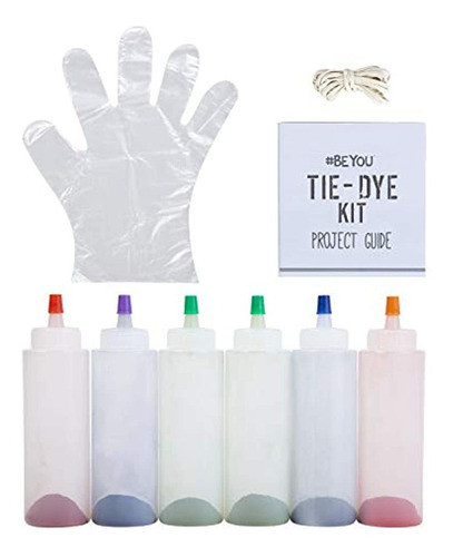 #beyou Kit De Teñido Anudado De 5 Colores Arcoíris 0