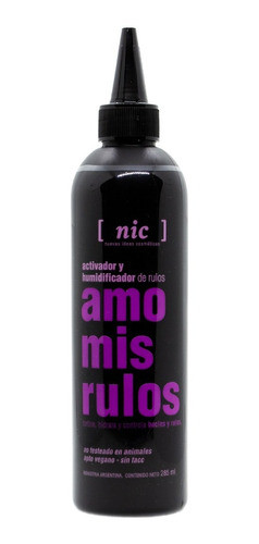 Nic Amo Mis Rulos Crema Vegana Para Rulos Y Blucles X 285ml 0