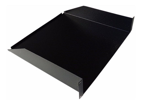 4 Bandeja 2u X 450mm Fixação Frontal Reforçada P/ Rack Preta 1