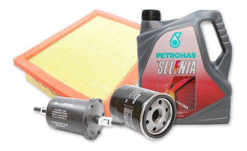 Kit Filtros + Aceite Selenia K 15w40 Fiat Fiat Uno 1.3 Fire 0