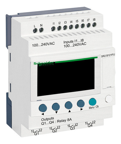 Plc Schneider Sr2b121fu Zelio Logic 12e/s 100-240vac 0