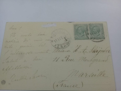 Tarjeta Postal Italia Firenze   Via Strozzi  1915- V.f. 1