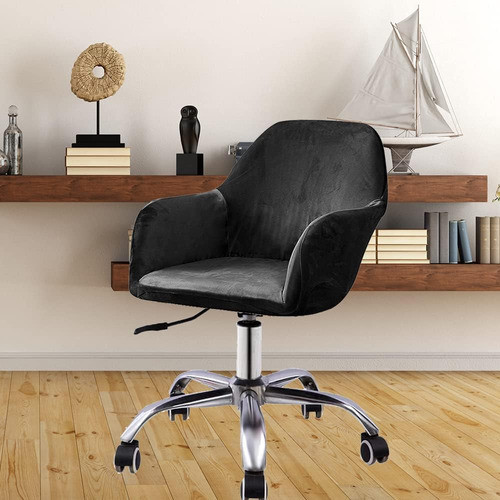 Lipor Set De 1 Funda Negra Para Silla De Computadora De Ofic 1