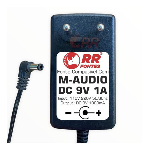 Fonte Carregador 9v M Audio Teclado Keystation 49e 61 61es 1
