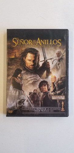El Señor De Los Anillos El Retorno Del Rey Dvd Usado 0