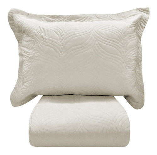 Cubrecama Queen Verano Reversible Natural Con Fundas Oferta 0