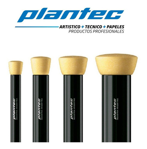 Pincel Taponador De Goma Espuma Plantec 6920 De 50 Mm 1