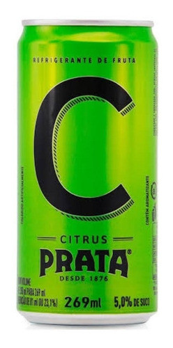 Refrigerante De Fruta Prata Citrus 269ml - Kit Com 3 0