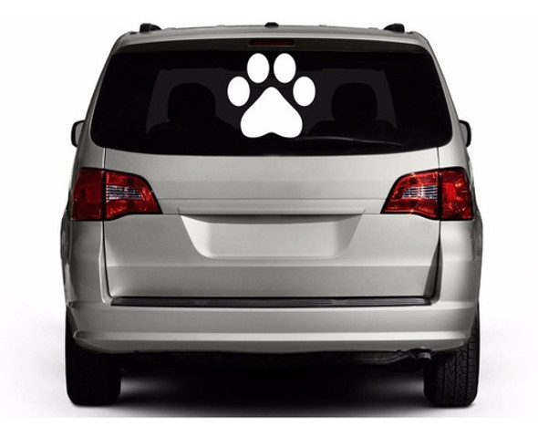 Rdg - Vinilo Sticker Calcomanía Huella Perro Autos - 20 Cms. 1