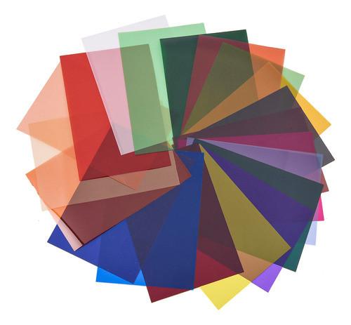 Gel Colorido, Filme Colorido, Tamanho, Folha, Filtro, Luz 1