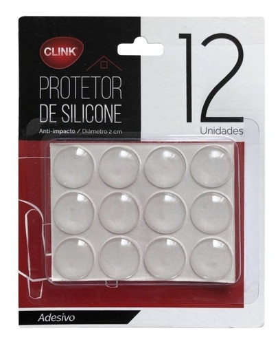 Gota Silicone Protetor Vidro Móveis Parede Batente Adesivo 0