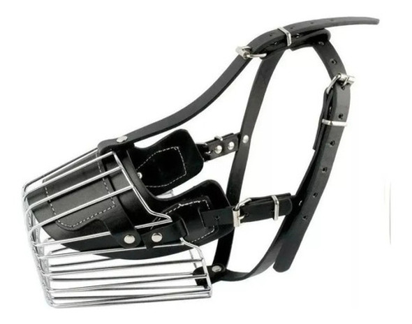 Bozal Metálico Reforzado Para Perros Grandes 0