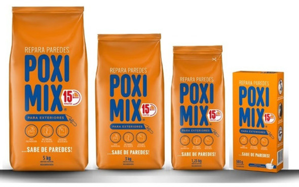 Poximix Uso Exterior Repara Grietas 1,25kg - Deacero 1 Poximix Uso Exterior Repara Grietas 1,25kg - Deacero 1