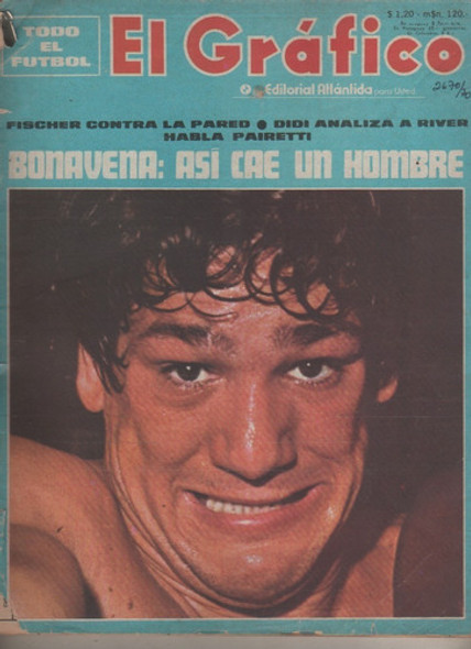 Revista El Grafico Nº 2670 - Ringo Bonavena - Año 1970 0 Revista El Grafico Nº 2670 - Ringo Bonavena - Año 1970 0