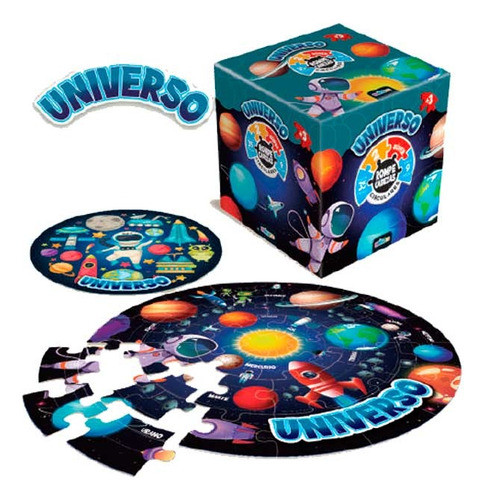 Rompecabezas Circulares X 2 Súper Puzzles Uniesco Universo 0