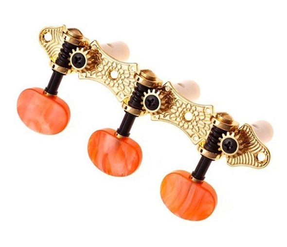 Dj205gd/rd- Tarraxa P/ Violão Nylon Gold/red 0