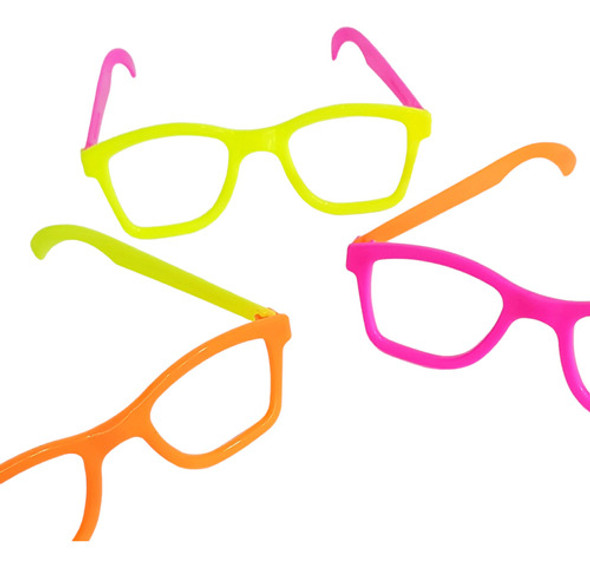 Anteojos Super Fluo Plásticos X 120 Cotillón-carioca-fiestas 0