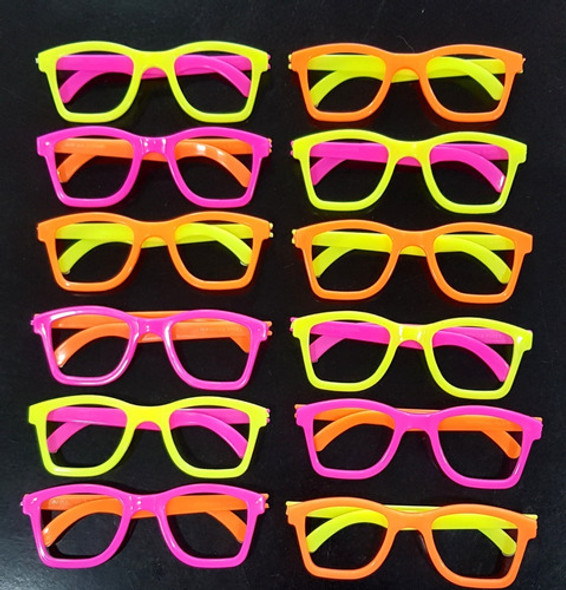Anteojos Super Fluo Plásticos X 120 Cotillón-carioca-fiestas 1