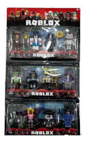 Pack X8 Muñecos Roblox Y 10 Accesorios Roblox Juguetes Lee 0