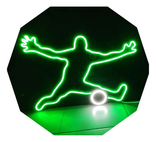 Cartel Neón Led El Dibu Martinez - Atajada Mundial- Luminos 0