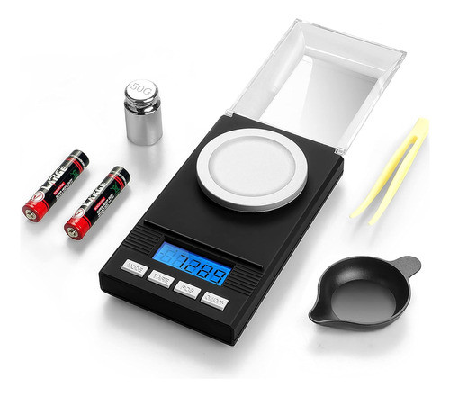 Escala De Miligramo Digital Jamber 50 X 0,001 G Para Joyas C 1