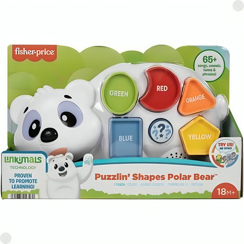 Urso Polar Figuras Coloridas Linkimals Hjr14 - Fisher Price 0