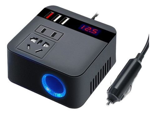 Inversor De Carro 150w Peak Dc12v/24v A 110v/220v 1