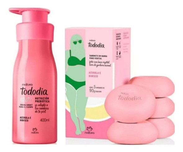 Kit  Tododia Crema Corporal Jabon  Natura Veroberts 0
