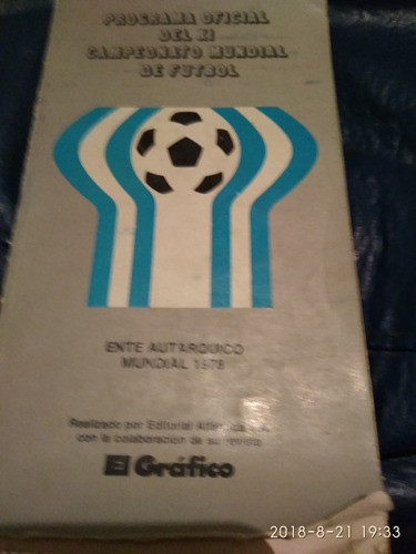 Programa Oficial Del Xi Campeonato Mundial De Fútbol. 0