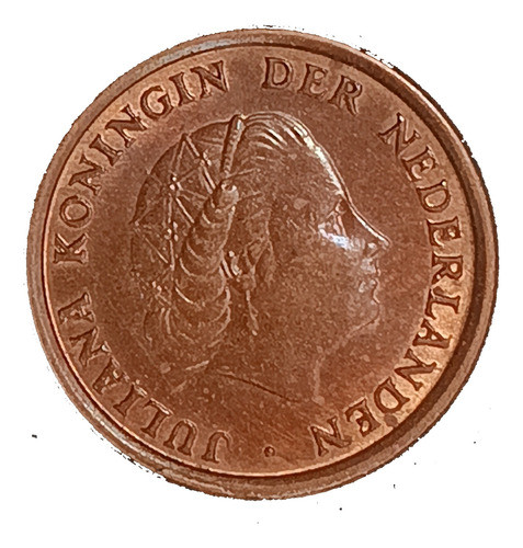 Holanda 1 Cent 1978 Excelente Km 180 Reina Juliana 1