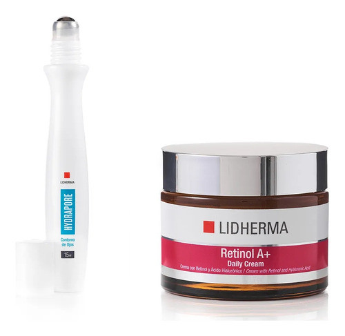 Kit Retinol A+ Daily Cream + Hydrapore Cont De Ojos Lidherma 0