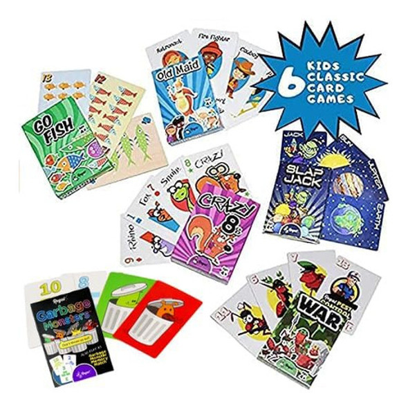 Juegos De Cartas Clásicos Para Niños - 6 Divertidos 1