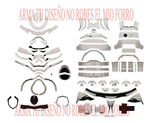 Stormtrooper First Order Papercraft 30 Cm Aproxi 1