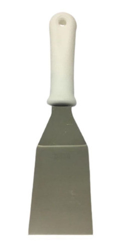 Espátula Curva De 60mm Branca De Aço Inox 0